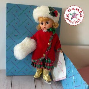 1992 ~ Holiday / Christmas on Ice ~ Mme Alexander 8” Doll  MIB